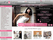 Tablet Screenshot of bellestyles.com